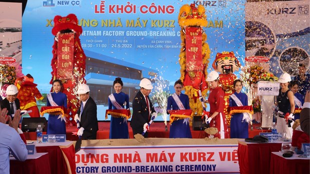 Le groupe allemand KURZ construit une usine dans la province de Binh Dinh